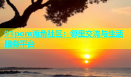 91pom海角社区：邻里交流与生活服务平台