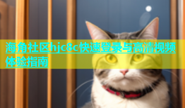 海角社区hjc8c快速登录与高清视频体验指南