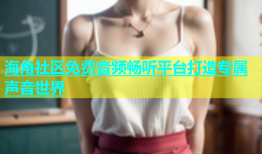 海角社区免费音频畅听平台打造专属声音世界