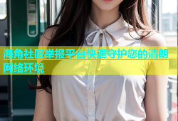 海角社区举报平台快速守护您的清朗网络环境