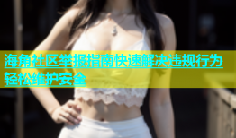 海角社区举报指南快速解决违规行为轻松维护安全