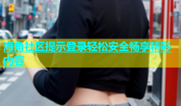 海角社区提示登录轻松安全畅享精彩内容