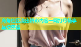 海角社区流出精彩内容一网打尽畅享互动体验