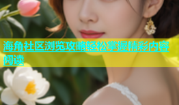 海角社区浏览攻略轻松掌握精彩内容阅读